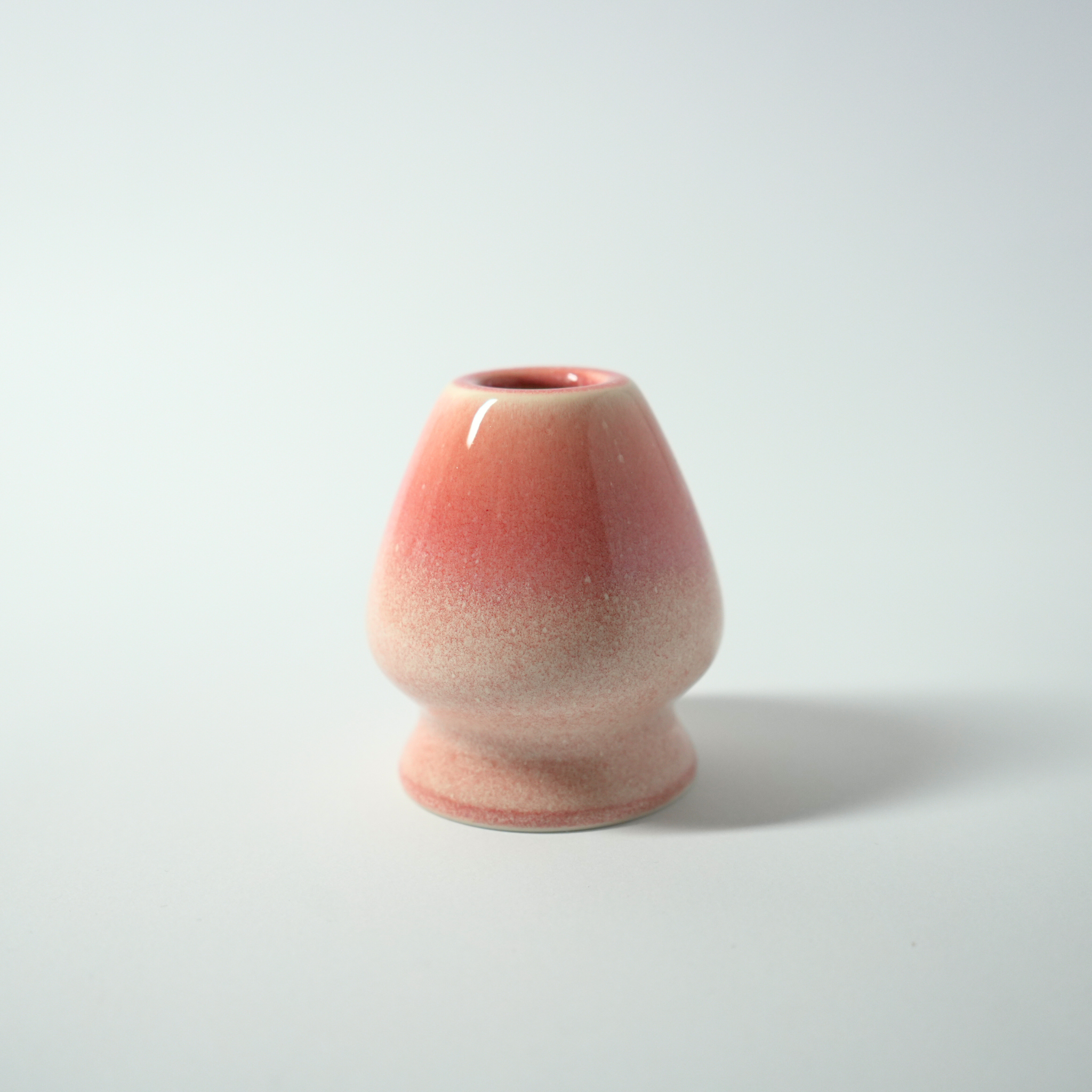 Rosa matcha skål + visp holder (Sett)